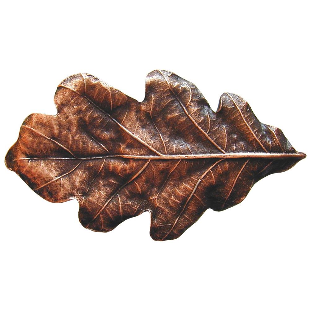 Notting Hill NHK-144-AC Oak Leaf Knob Antique Copper